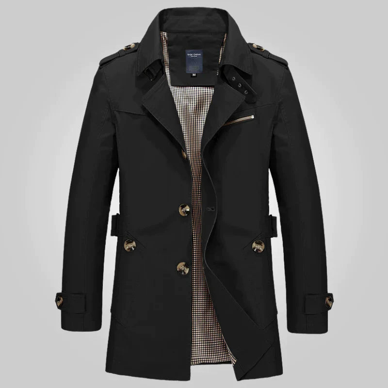 Ambrose | Elegante waterdichte heren trenchcoat