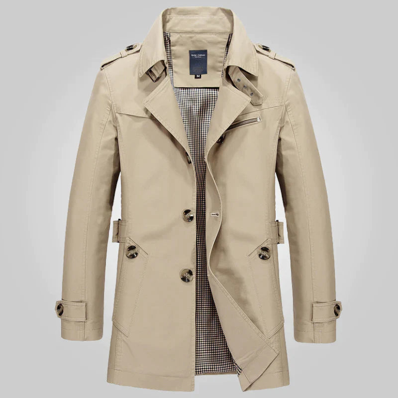 Ambrose | Elegante waterdichte heren trenchcoat