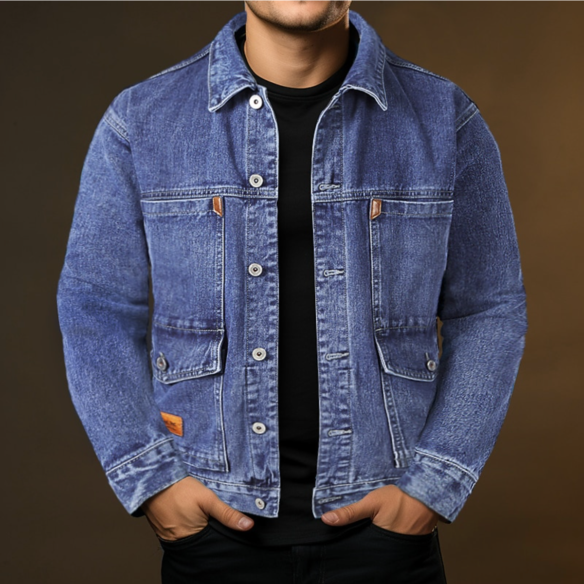 Jesse - Stijlvolle Heren Denim Jas